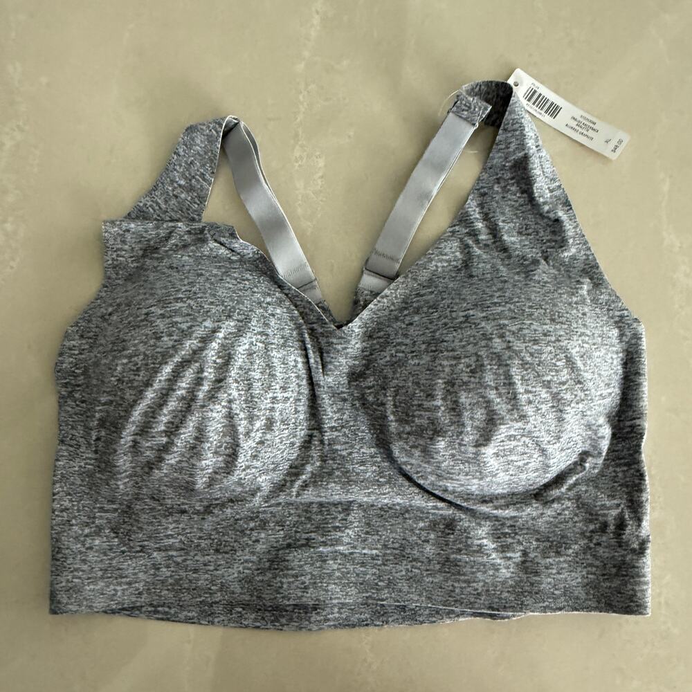 Soma Racerback Bralette NWT - Blurred Graphite - Size XL - Picture 3 of 6